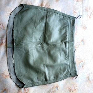 Leather Mini Skirt